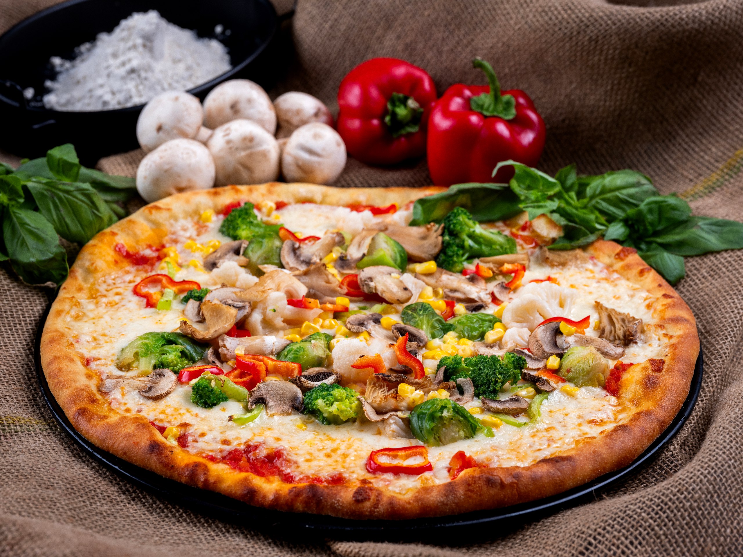 Vegan Pizza (Büyük Boy)