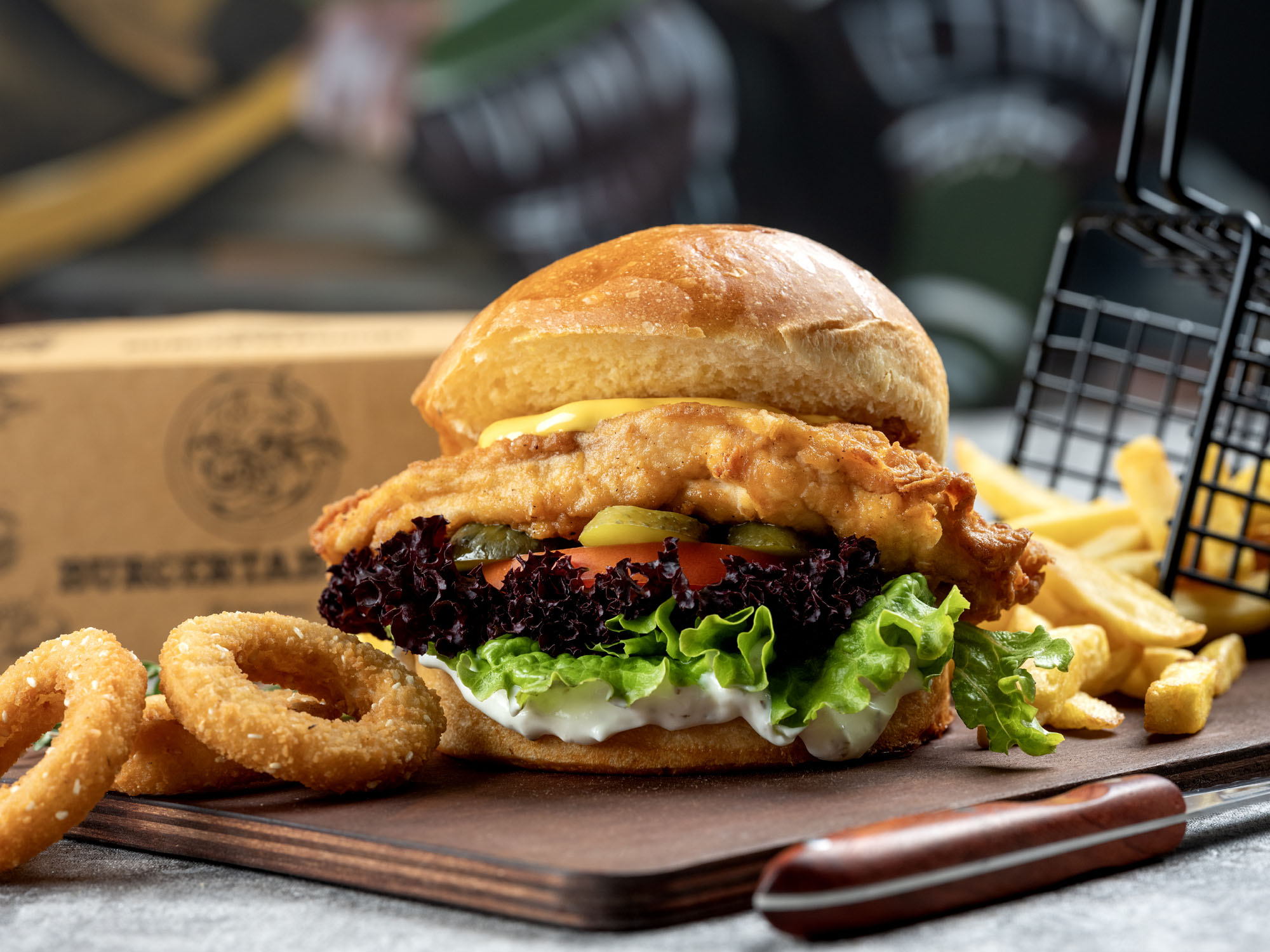 Çıtır Tavuk Burger