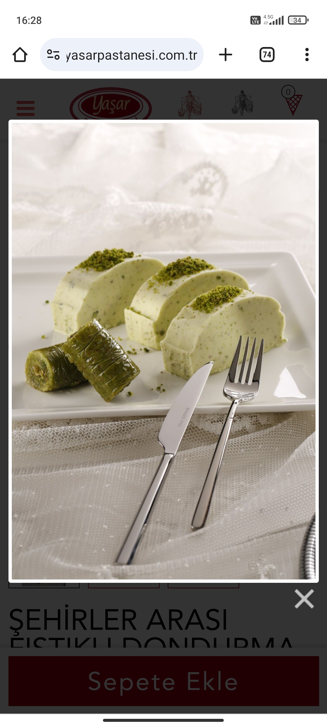 Fıstıklı Dondurma 