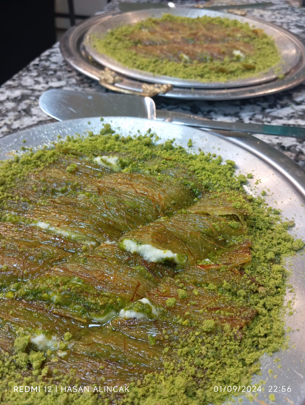 Hasır kaymaklı künefe 