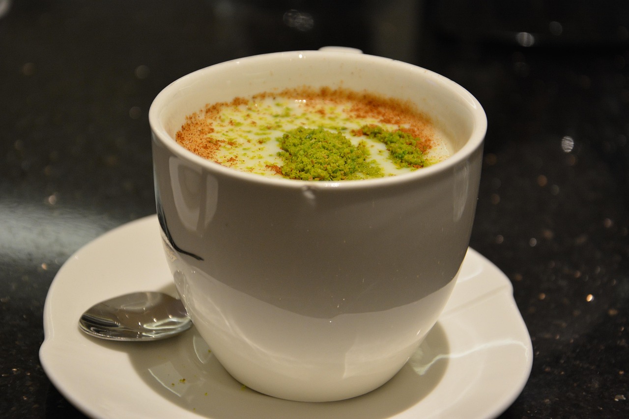 Fıstıklı sahlep 